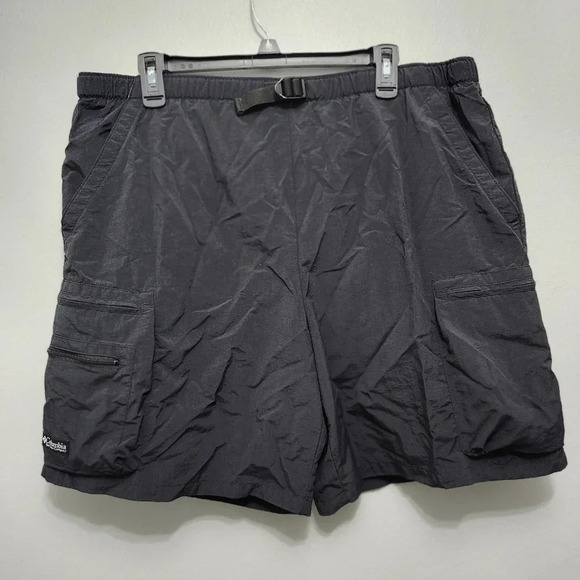 Columbia men's shorts swimming trunk with pockets black size large - Picture 1 of 9